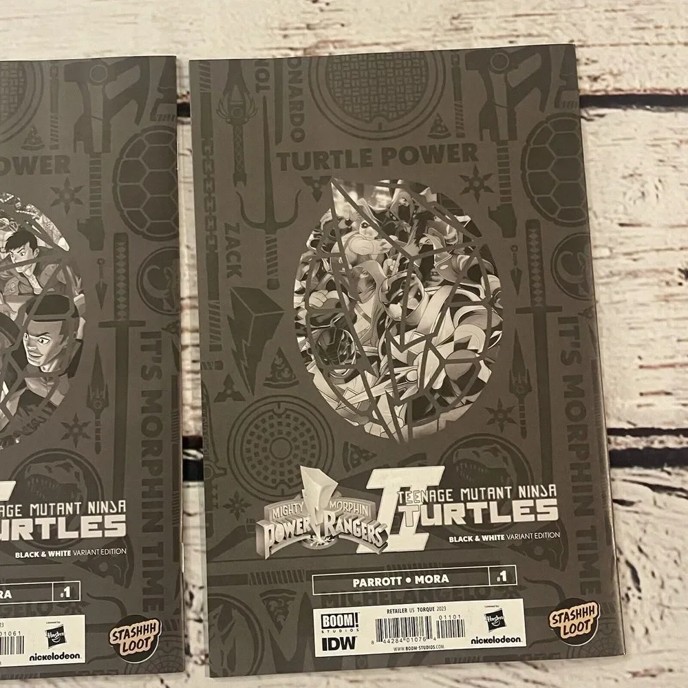 Mighty Morphin Power Rangers Teenage Mutant Ninja Turtles Variants Lot of‎ 3